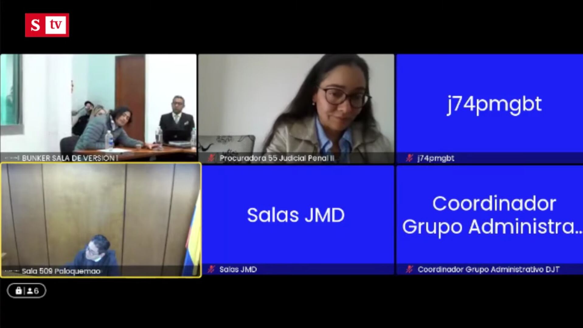 Audiencia imputación de cargos de Nicolás Petro y Day Vásquez