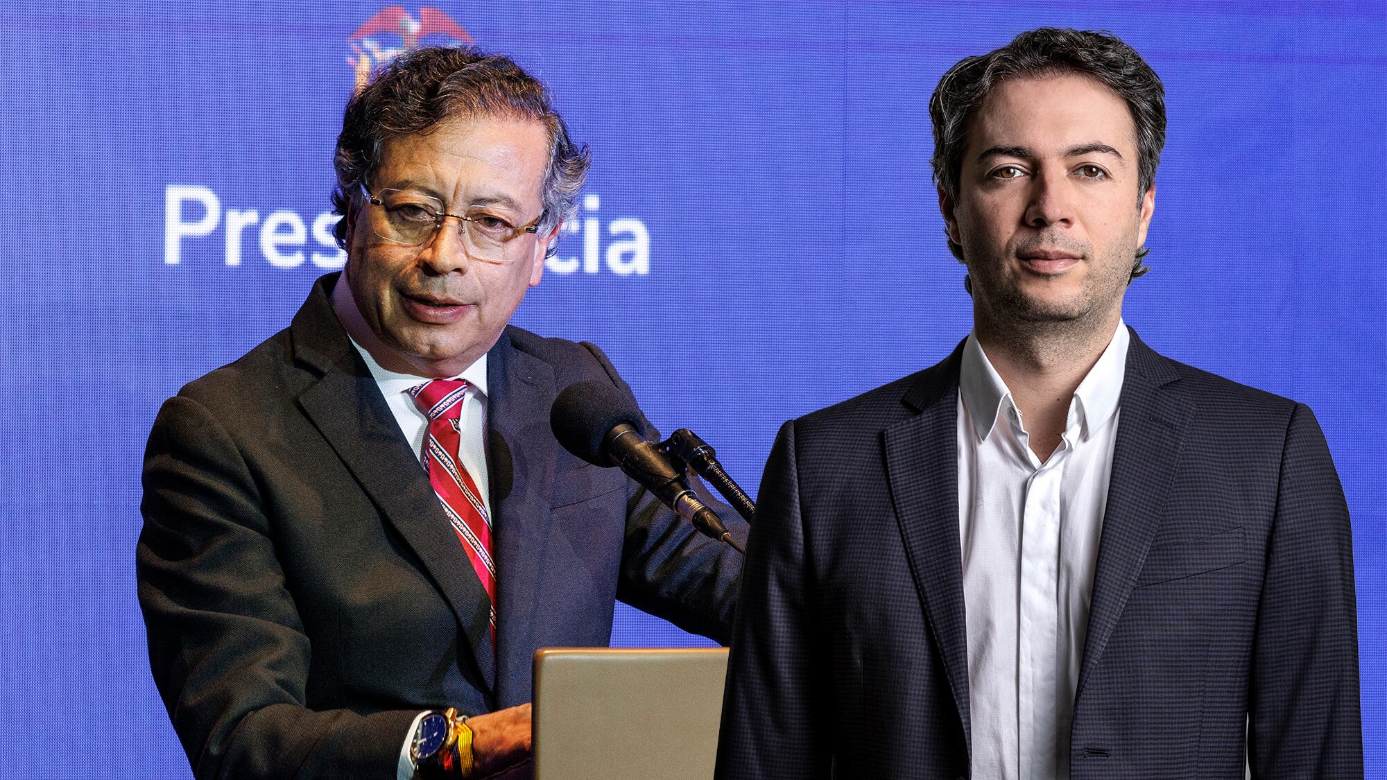 Daniel Quintero y Gustavo Petro
