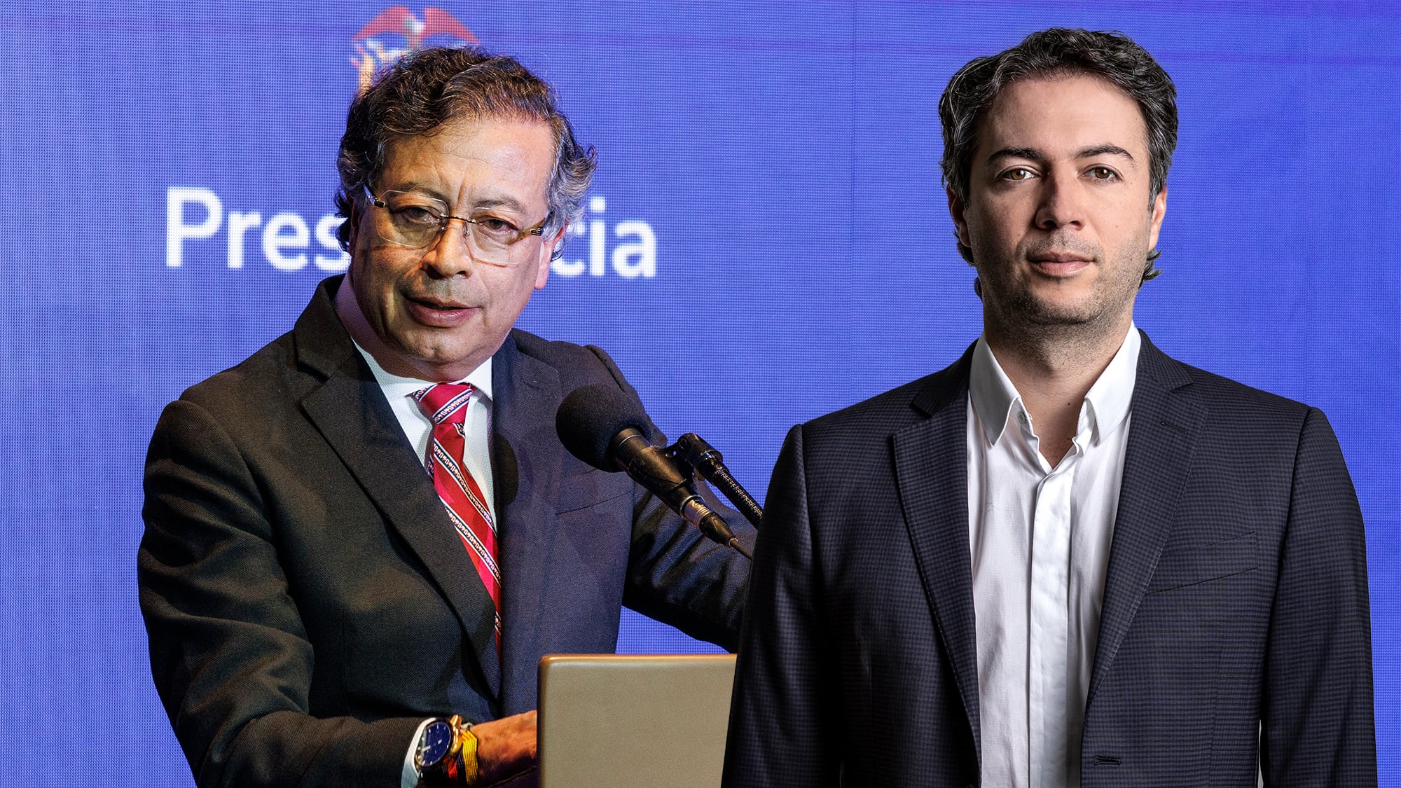 Daniel Quintero y Gustavo Petro