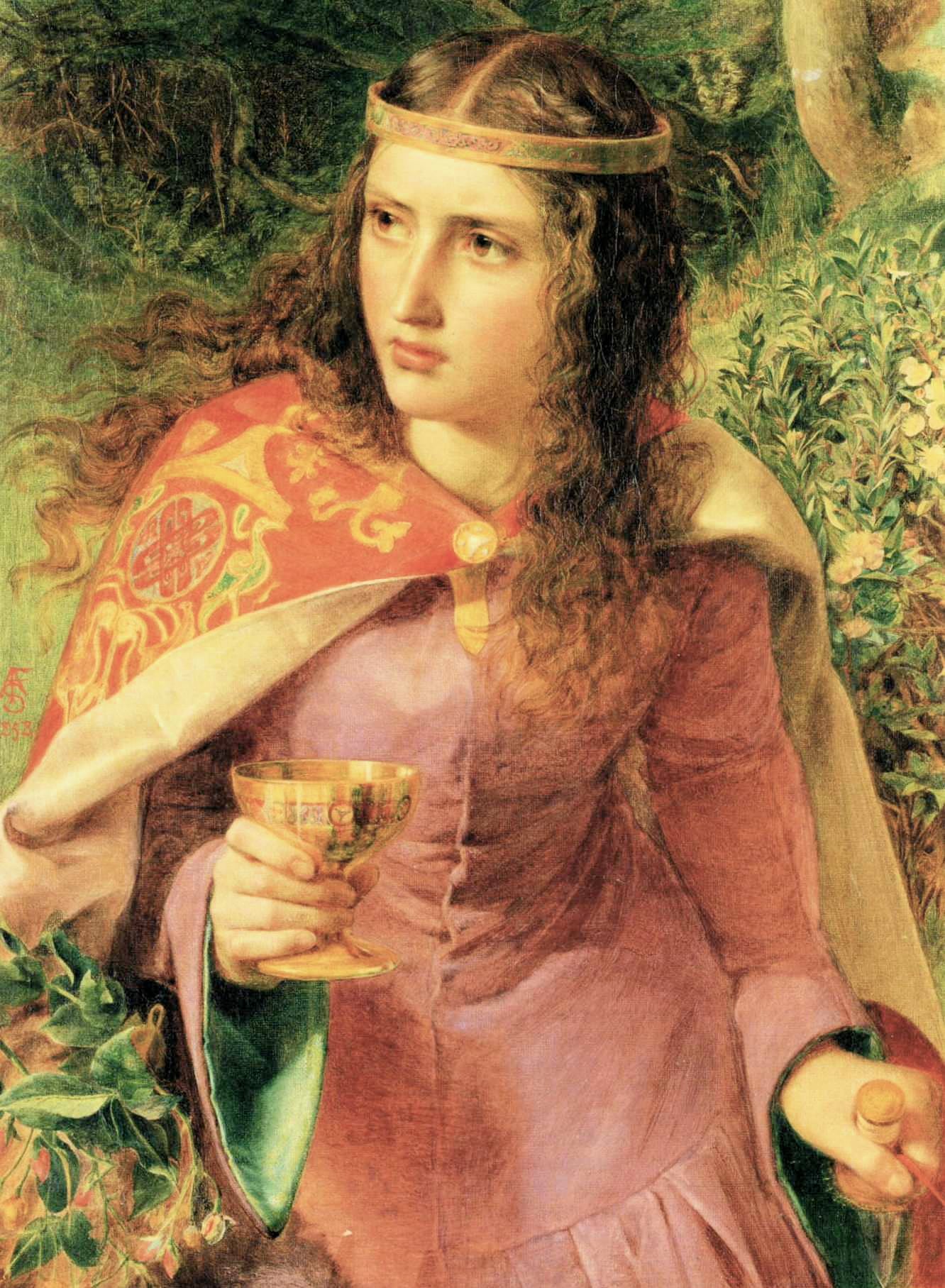 La reina Eleanor, de Frederick Sandys (1858). Museo Nacional de Cardiff