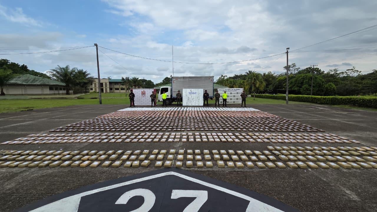 Droga decomisada por las autoridades.