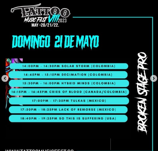 Tattoo Music Fest. Día 2.