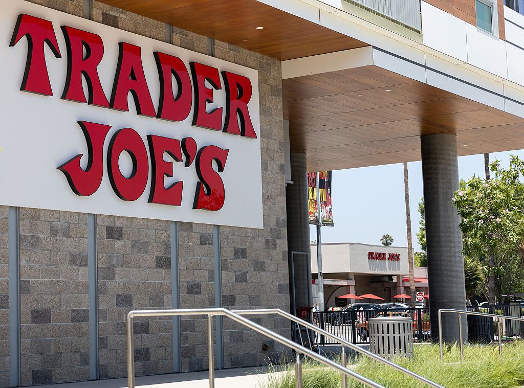 SHERMAN OAKS, CA - JUNE 27: There are two Trader Joe's stores across the street from each other on Riverside Drive in Sherman Oaks, CA. Photographed on Friday, June 27, 2025. (Myung J. Chun / Los Angeles Times via Getty Images)