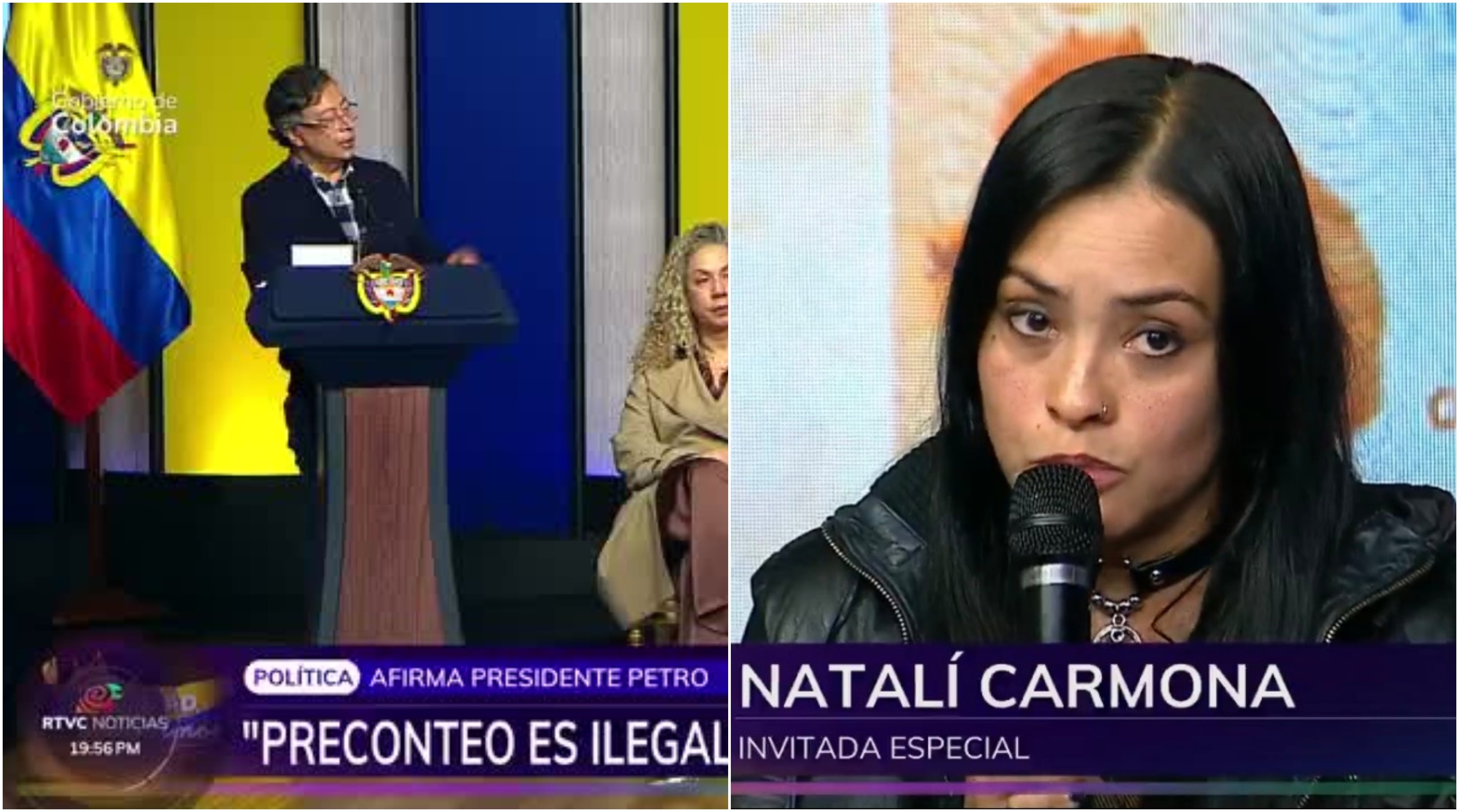 Se encendió la polémica por la testigo electoral que presentó Gustavo Petro en la Casa de Nariño.