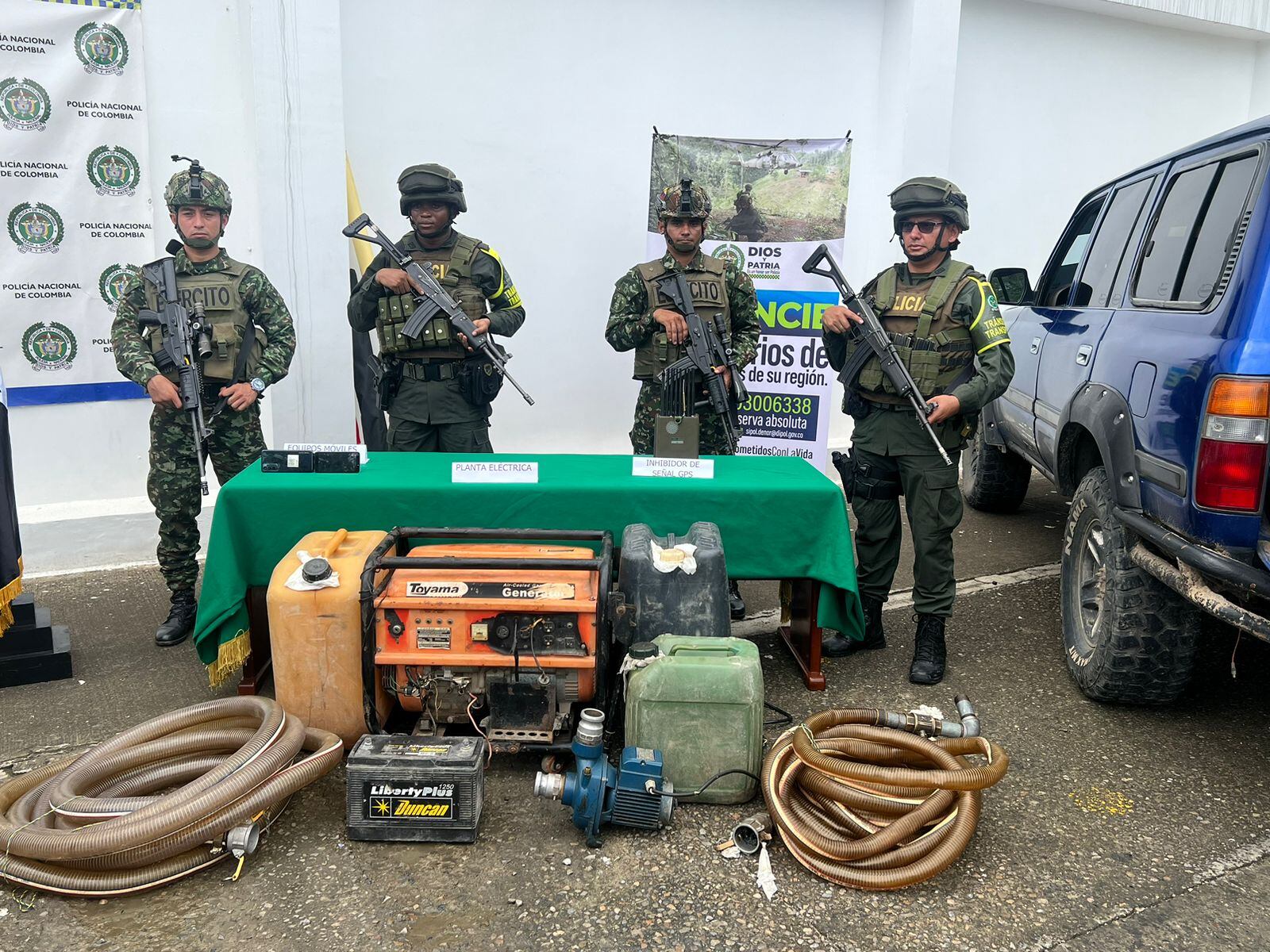 Hurto de hidrocarburos utilizados para el procesamiento de estupefacientes
