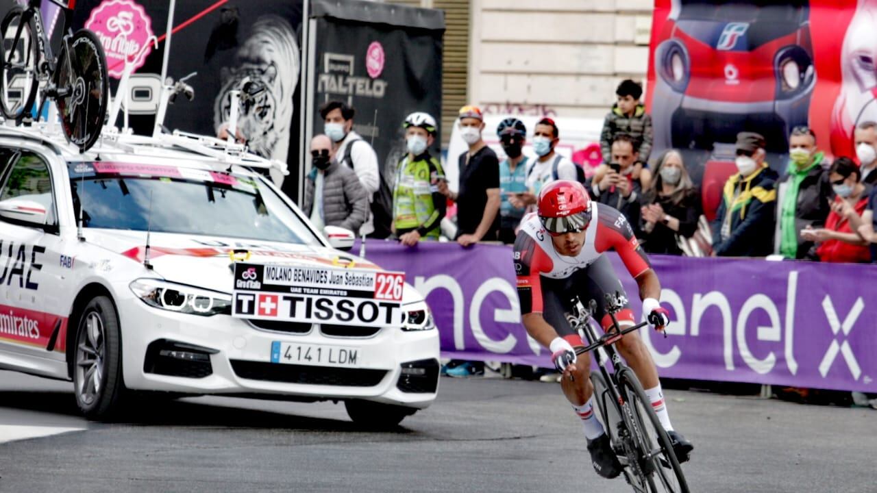 Sebastián Molano contrarreloj etapa 1 Giro 2021