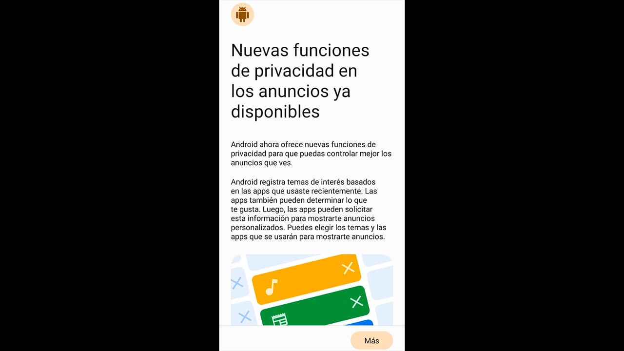 Usuarios de Android han recibido un nuevo anuncio de privacidad en su dispositivo.