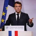 El presidente Macron afirmó que subirían la edad para pensionarse de 62 a 64 años en Francia. Foto: AFP.