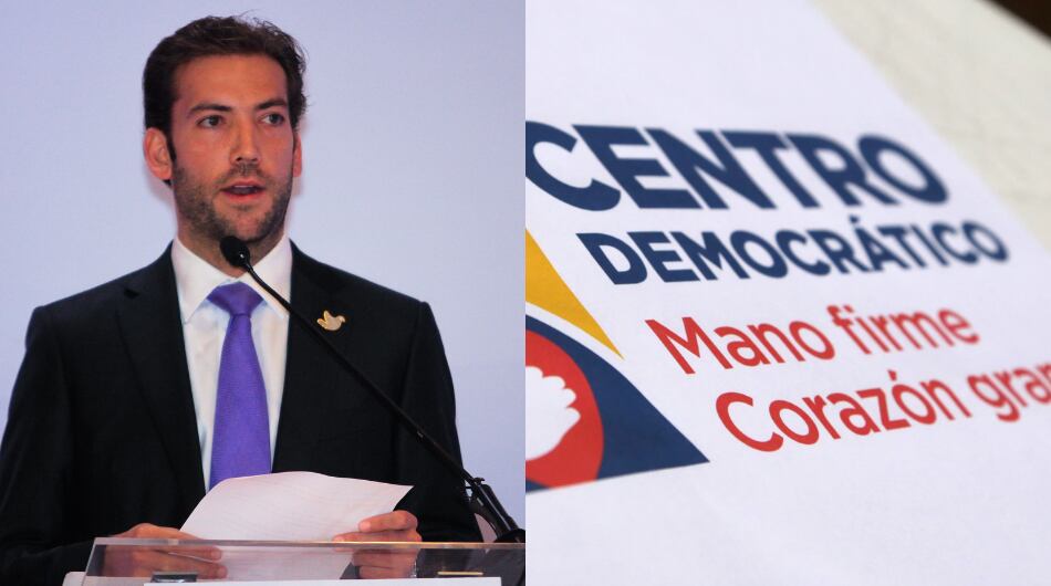 Martín Santos y el Centro Democrático.