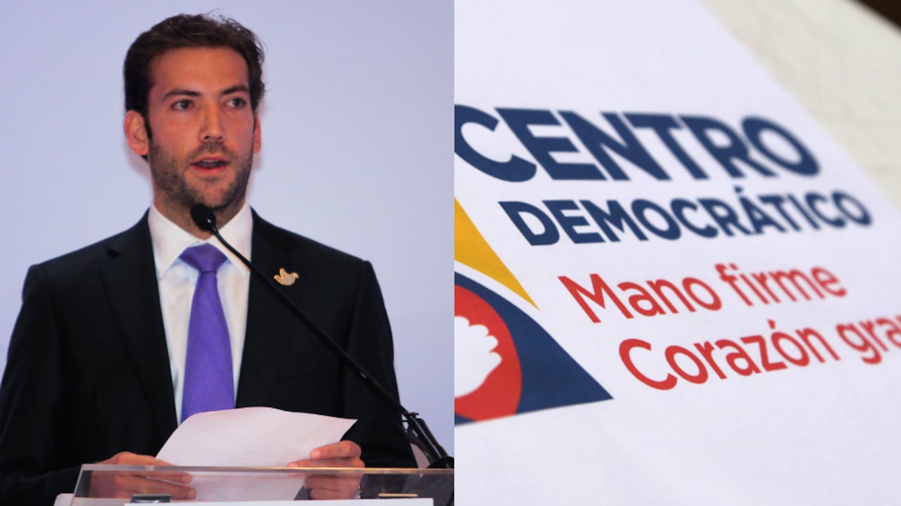 Martín Santos y el Centro Democrático.