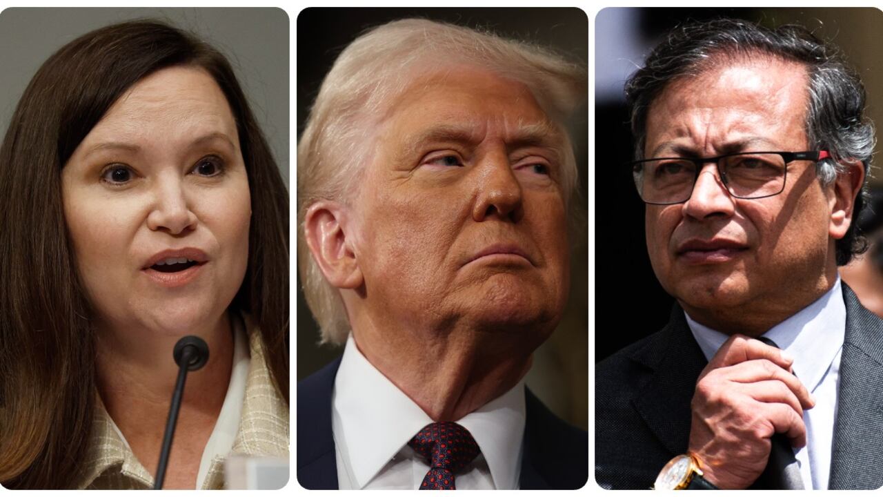 Ashley Moody, Donald Trump y Gustavo Petro.