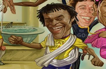 Juan Cuadrado. Mostró técnica, talento y tesón durante el Mundial y dejó claro que para brillar también es necesario un poco de simpatía: ras, tas, tas…