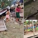 Las imágenes muestran parte de las afectaciones ocasionadas por el fuerte movimiento sísmico en esta comunidad indígena del Pacífico colombiano.