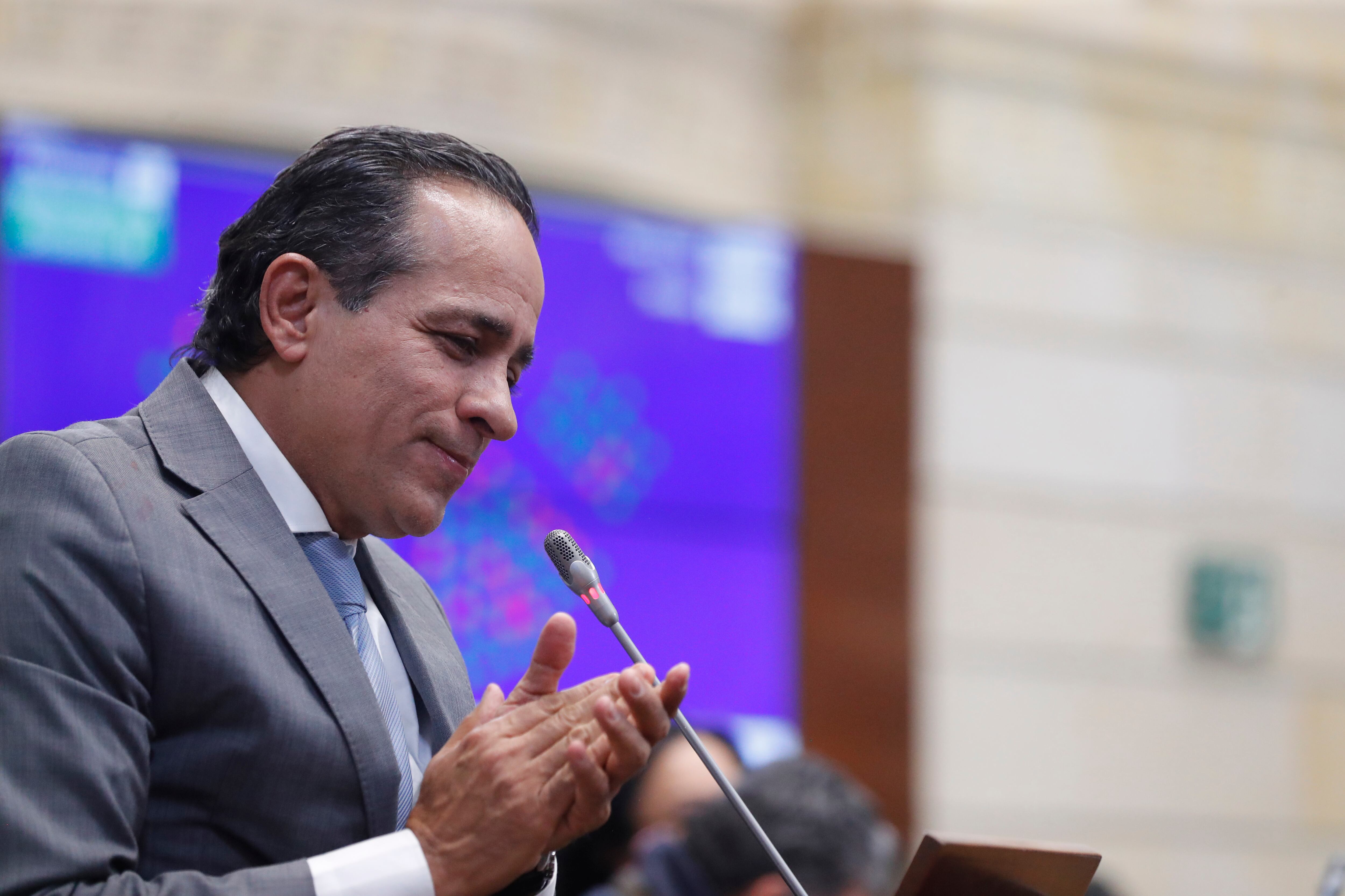 Presidente del Senado Alexander López Maya
último día de sesiones ordinarias en el Congreso de la República plenaria del Senado
Bogota junio 20 del 2023
Foto Guillermo Torres Reina / Semana
