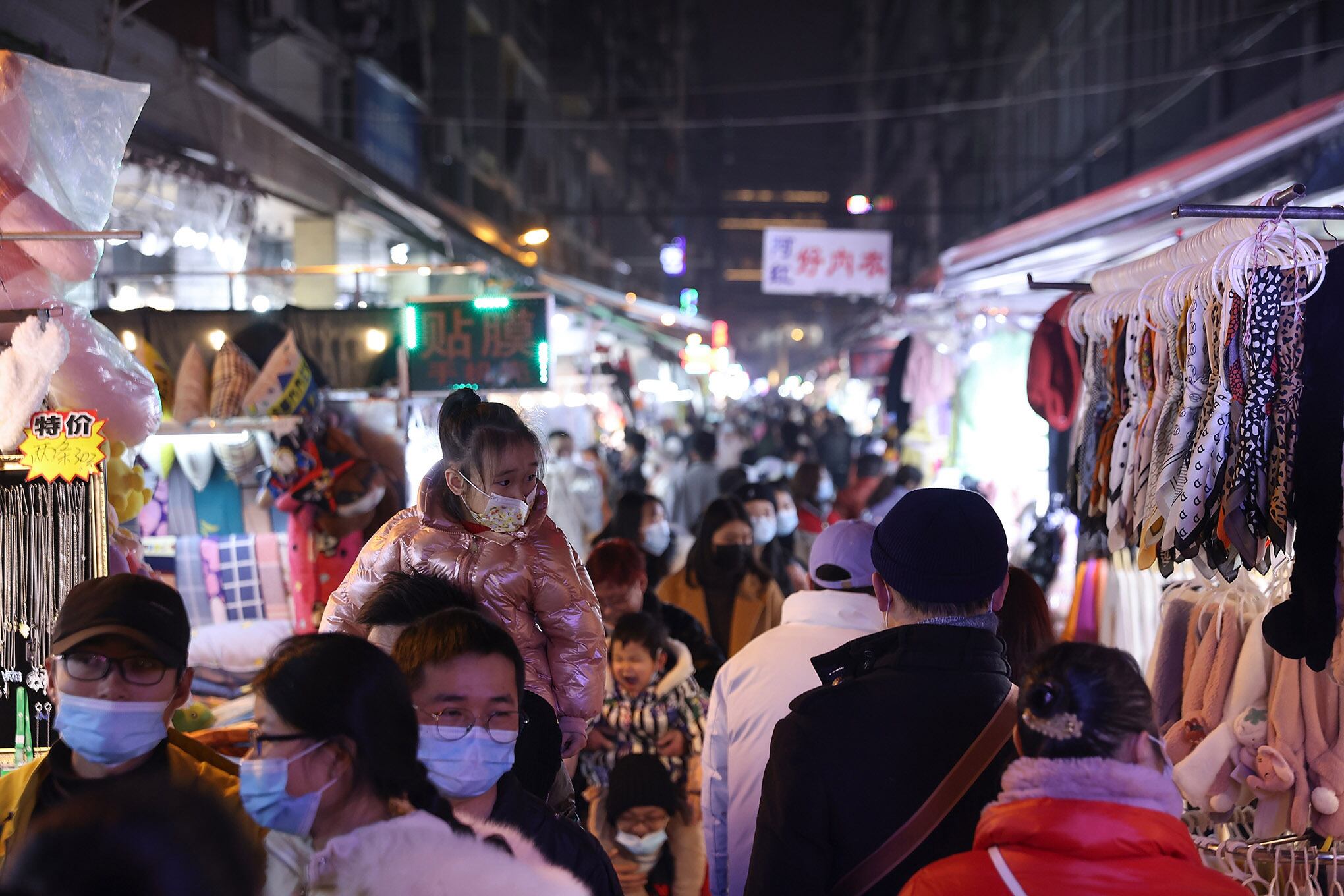 Aniversario de la cuarentena en Wuhan.