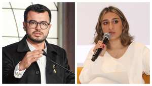 Luis Carlos Leal y Laura Sarabia.