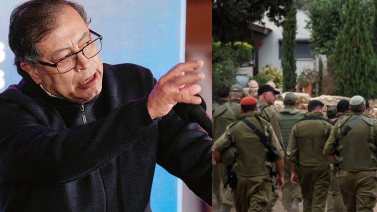 El presidente Gustavo Petro condenó los ataques de soldados israelíes contra Gaza.