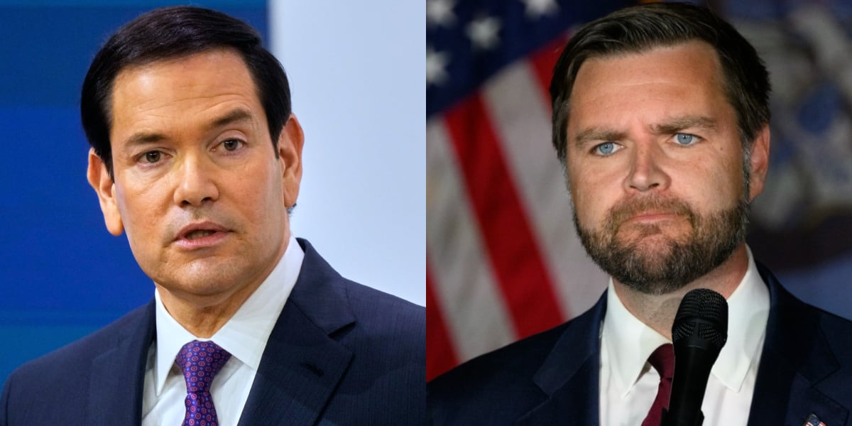 Marco Rubio y JD Vance
