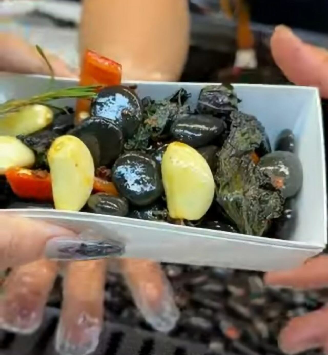 Plato callejero viral.