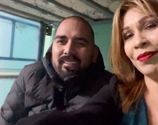 Claudia Milena Garzón junto a Leandro Norero, alias El Patrón