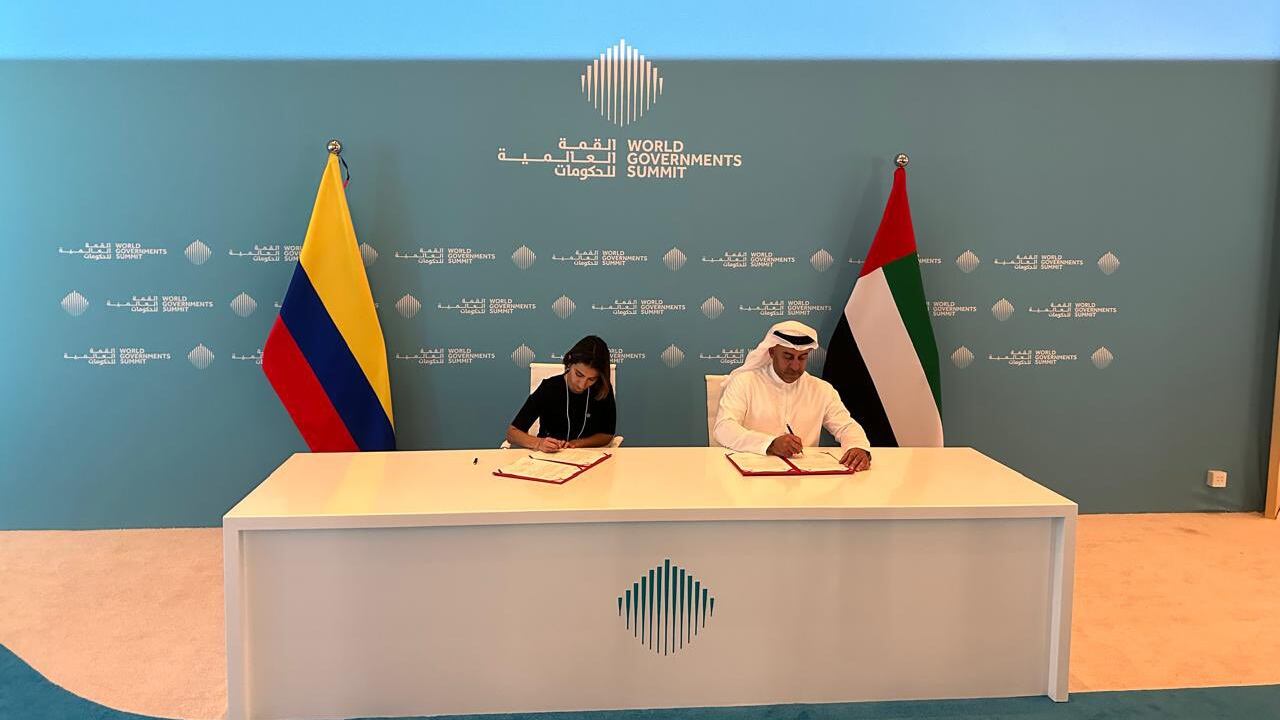 Laura Sarabia estuvo en Dubái en reuniones diplomáticas.