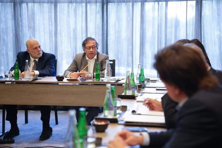 La reunión se desarrolló en Lisboa como parte de la visita de trabajo que ejecuta Gustavo Petro en Europa