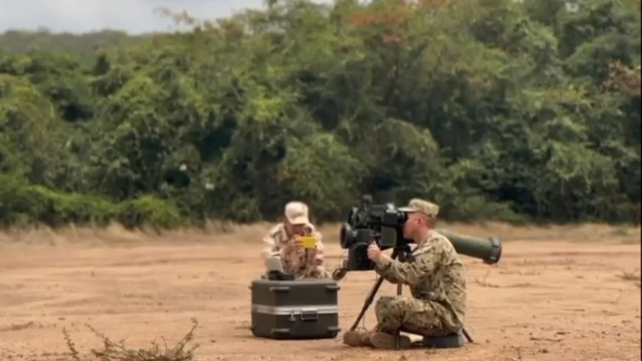 Misil Spike que se le perdió al Ejército de una unidad militar. Imagen de referencia.