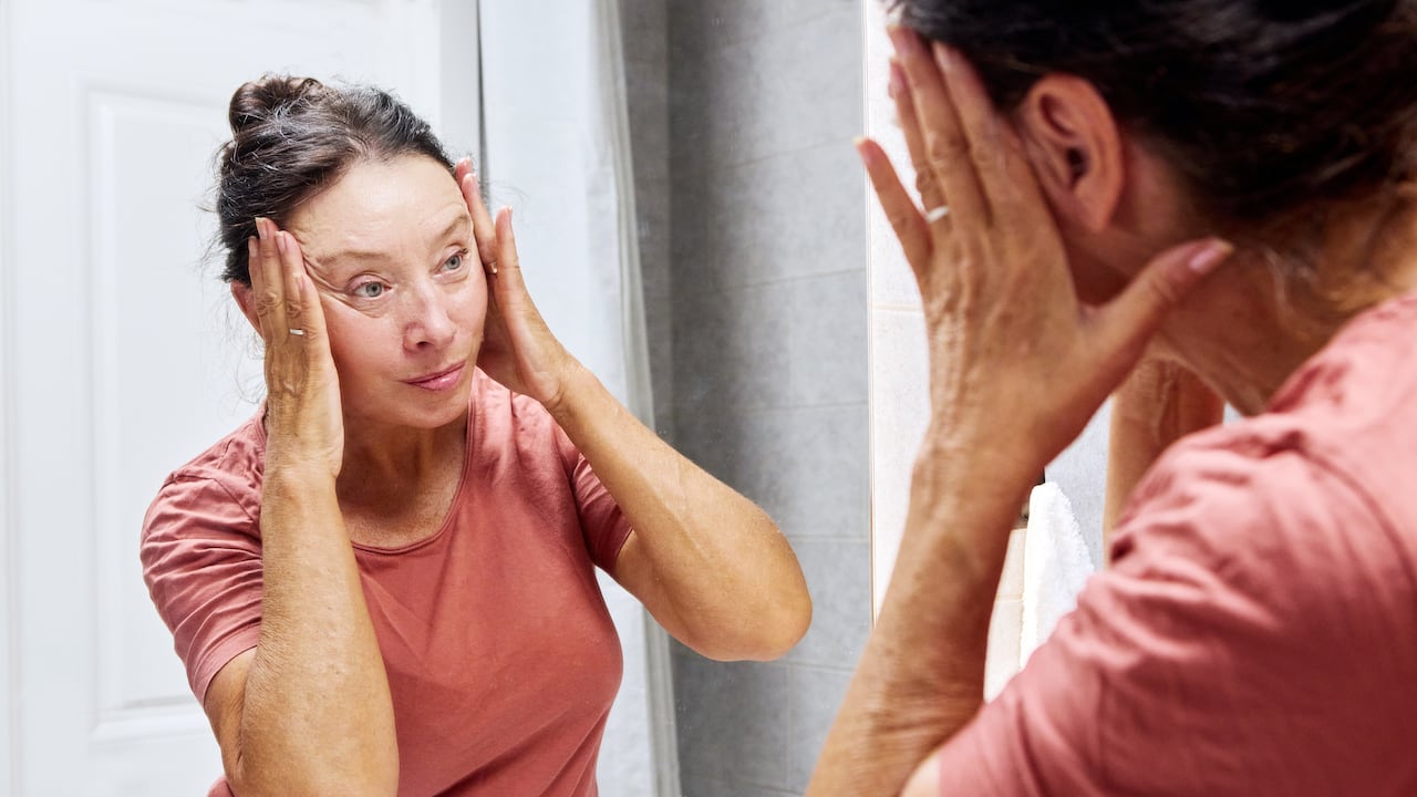 Mujer durante la etapa de menopausia.