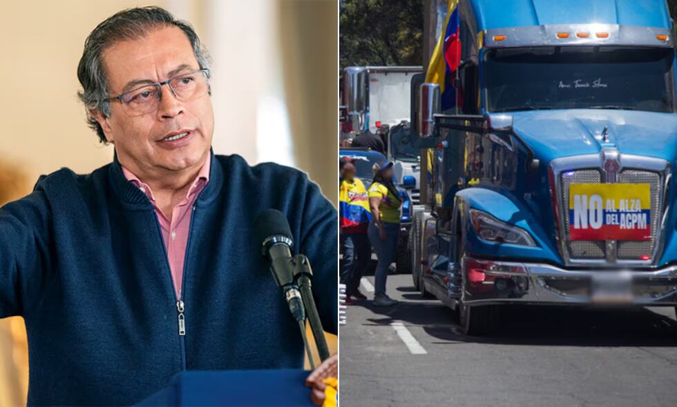 El Gobierno del presidente Gustavo Petro tomará medidas ante el paro de camioneros.