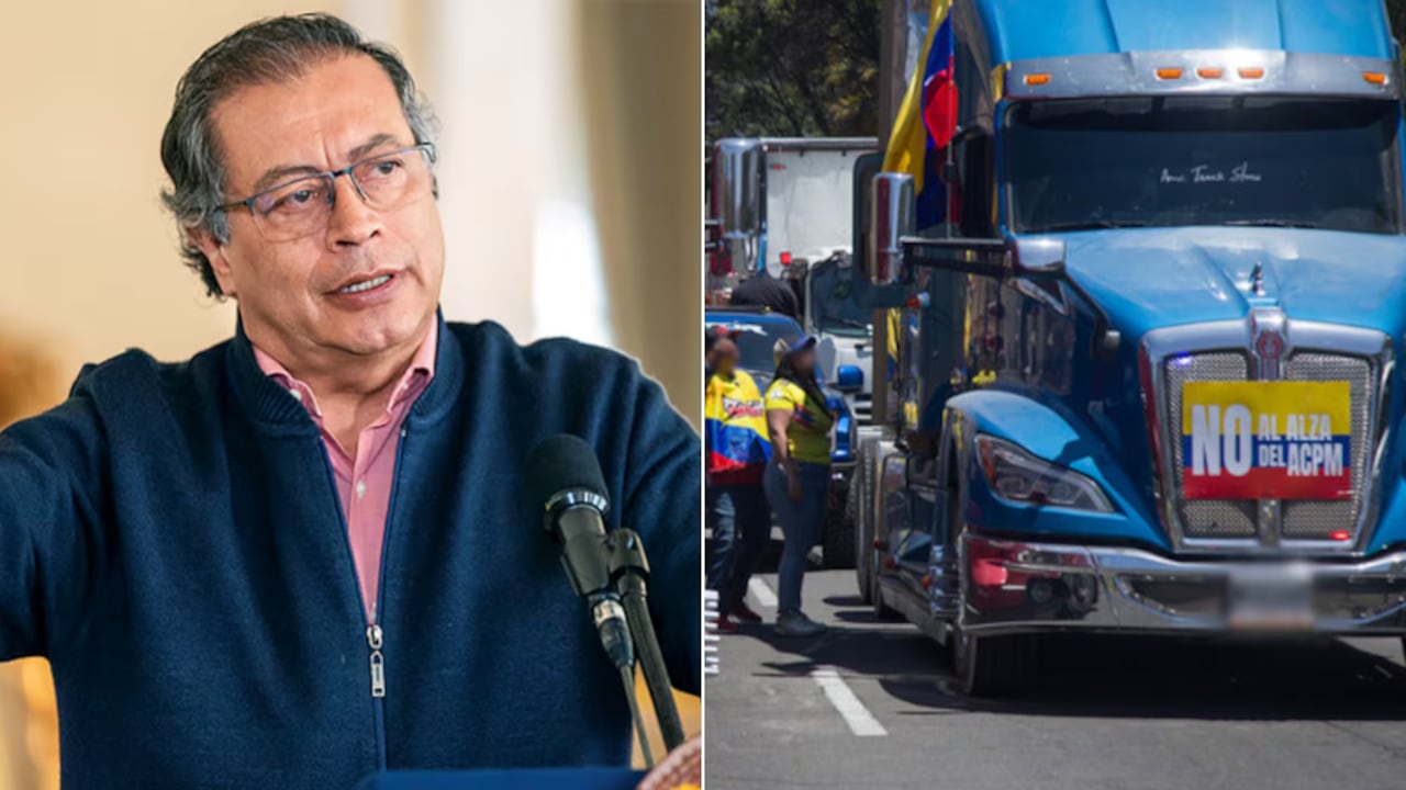 El Gobierno del presidente Gustavo Petro tomará medidas ante el paro de camioneros.