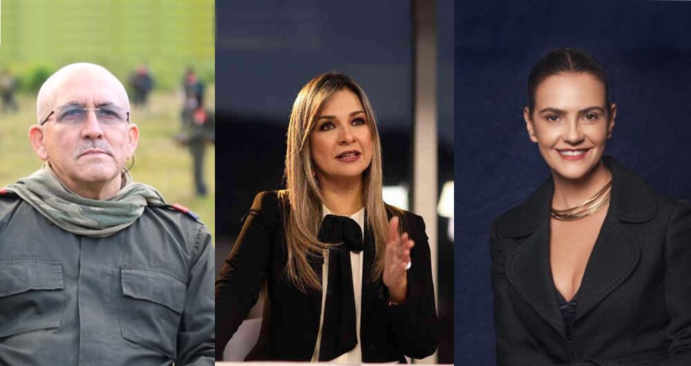 Antonio García, Vicky Dávila y Alejandra Villamizar. (Montaje Semana)
