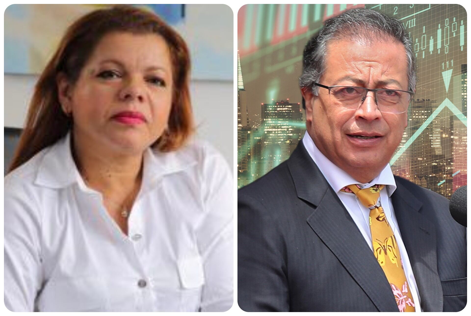 Mary Luz Herrán, exesposa del presidente Gustavo Petro.