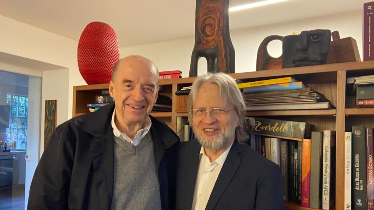 Álvaro Leyva y Antanas Mockus estuvieron reunidos este fin de semana en Bogotá.