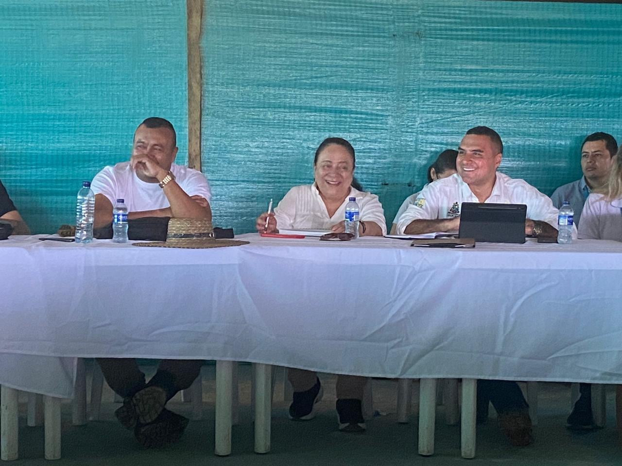 Calarcá Córdoba, Gloria Quiceno y Luis Francisco Ruiz.