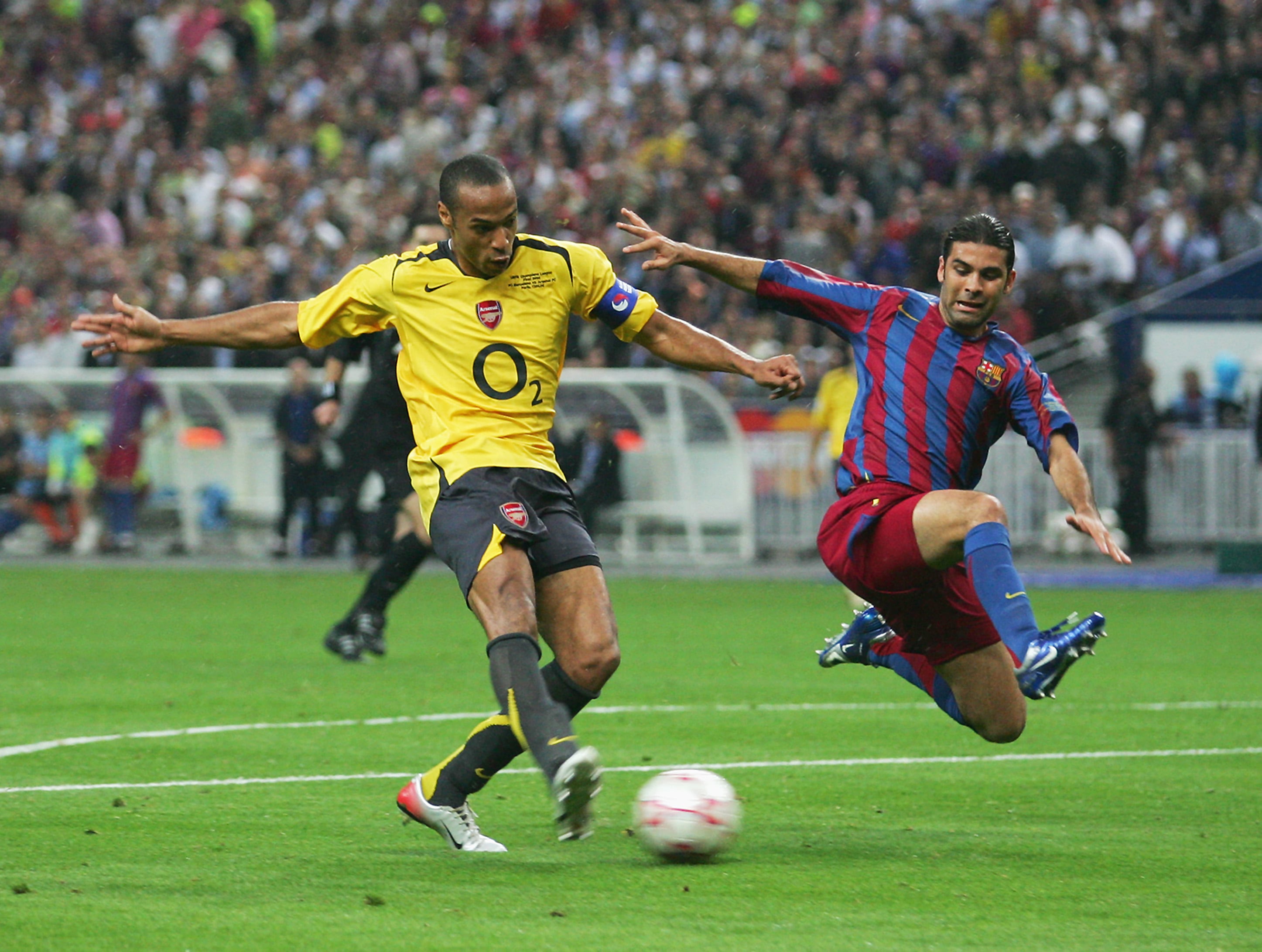 Imagen de la última final de Champions League que jugó Arsenal: 2006.