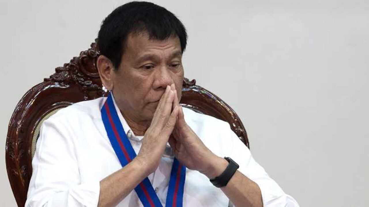 Presidente de Filipinas, Rodrigo Duterte.