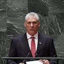 El presidente de Cuba, Miguel Díaz-Canel en la ONU