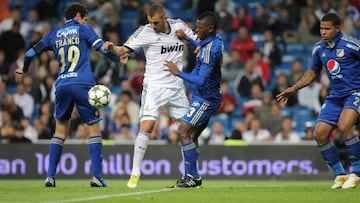 Real Madrid goleó 8-0 a Millonarios en el estadio Santiago Bernabéu.