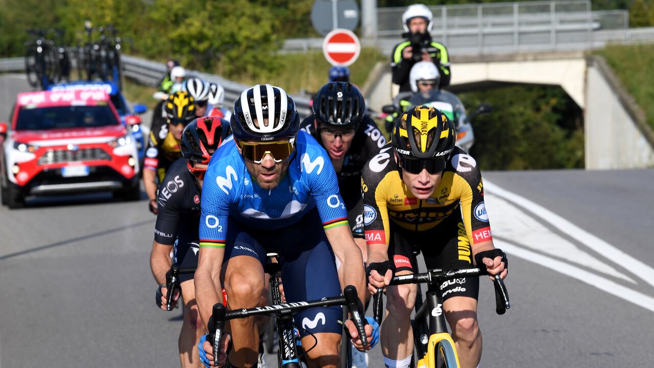 Alejandro Valverde en el Movistar Team.