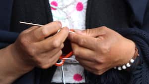 Blanca Tarapués cumplió 25 años de experiencia como tejedora. Inició a los 15, cuando su abuela le enseñaba las técnicas y los materiales perfectos para el oficio.