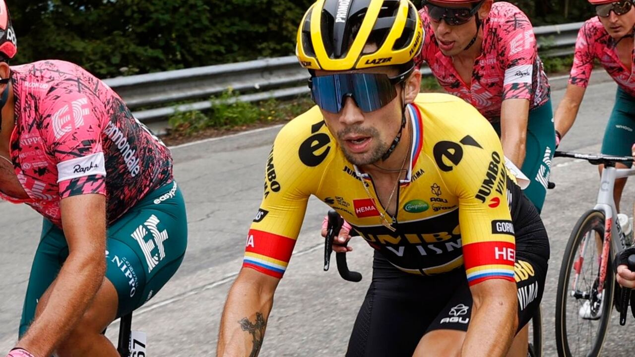 Primoz Roglic, ciclista del Jumbo Visma durante la etapa 8 de la Vuelta a España 2022