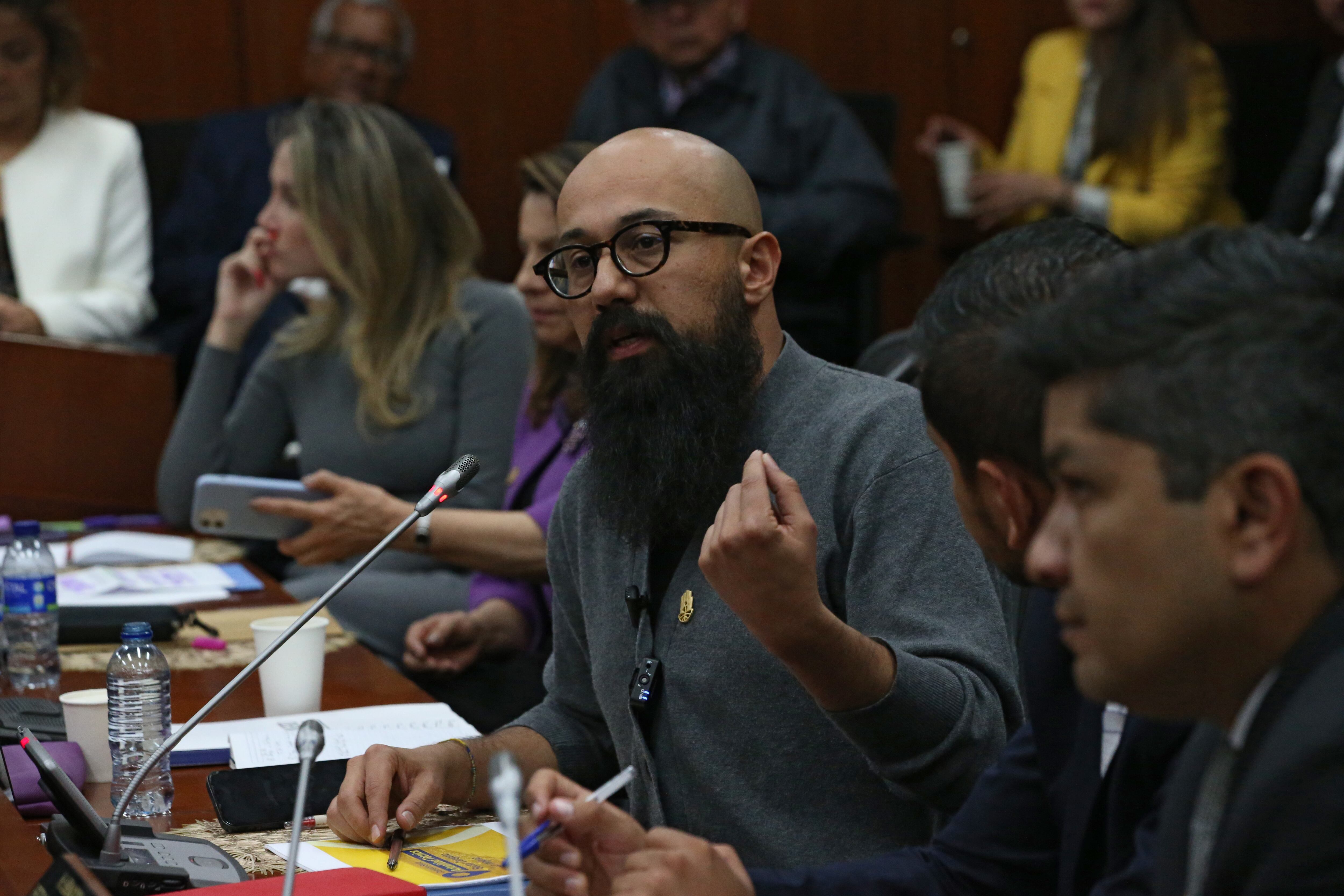 Carlos Carrillo director de la Unidad Nacional para la Gestión del Riesgo 
Debate de control político sobre la situación en La Mojana convocado por la Comisión Sexta del Senado
Bogota mayo 21 del 2024
Foto Guillermo Torres Reina / Semana