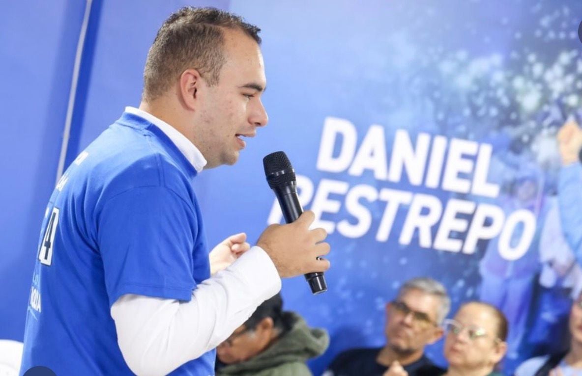 El candidato al Senado Daniel Restrepo.