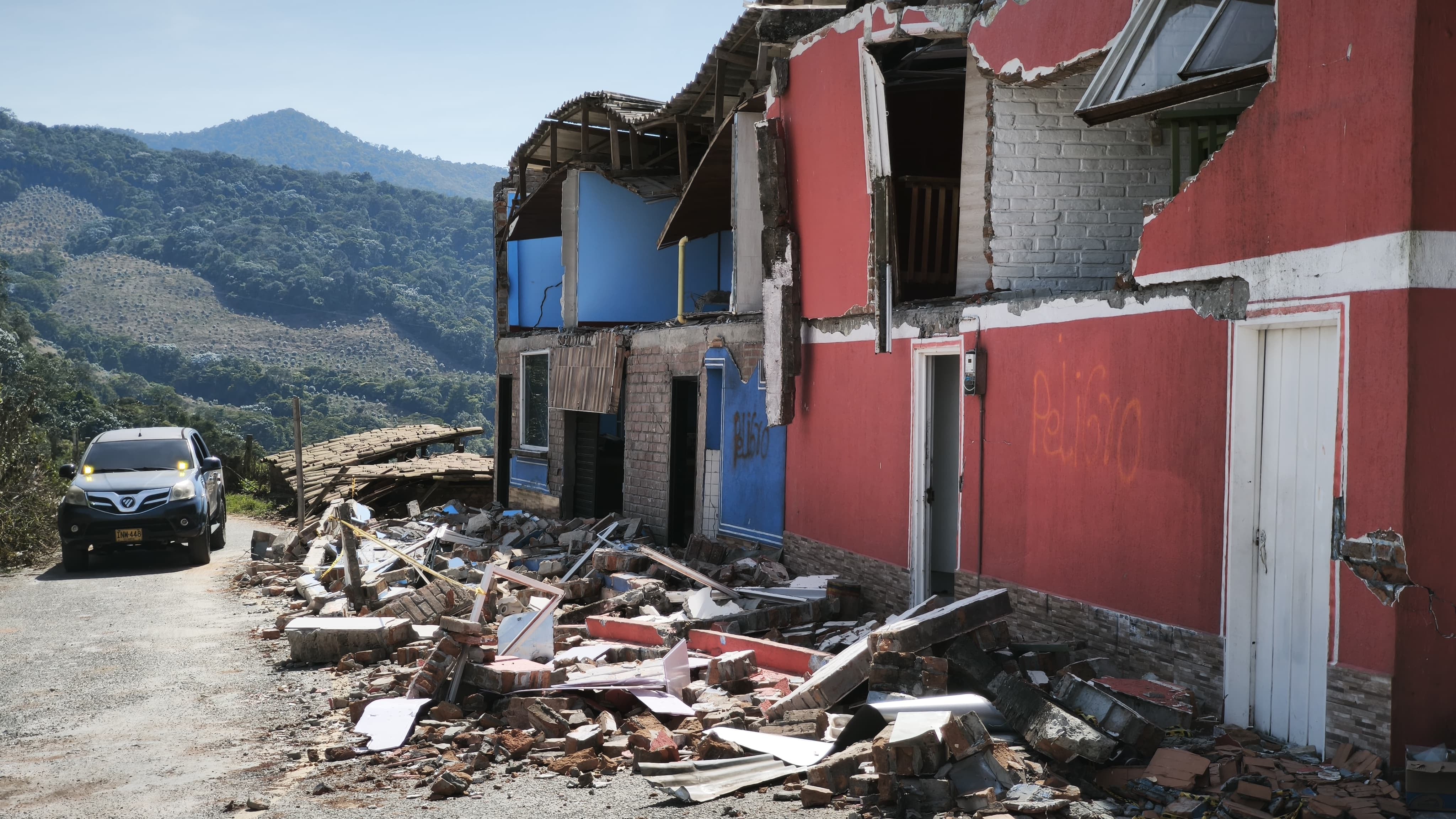 Terremoto en el Valle del Cauca afectaciones en el municipio del Cairo norte del Valle