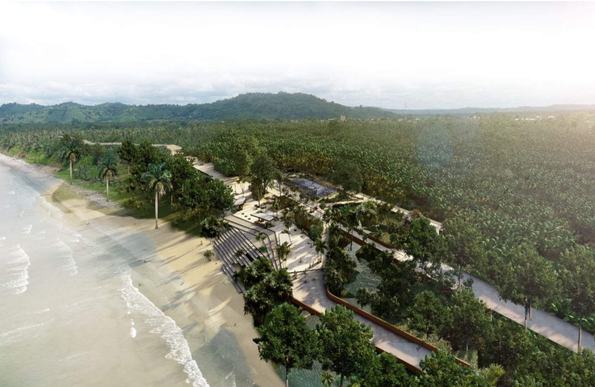 La reactivación turística y económica del municipio de San Juan de Urabá, en Antioquia, estará impulsada por la ejecución de un histórico proyecto que lidera el alcalde Osbaldo Angulo de la Rosa: el malecón San Juan. Un espacio a través del cual se busca que los habitantes redescubran un nuevo significado de su relación con el mar y se refleje la cultura de la región para enriquecer aún más la experiencia de los turistas. /Fotos Cortesía Alcaldía San Juan de Urabá.