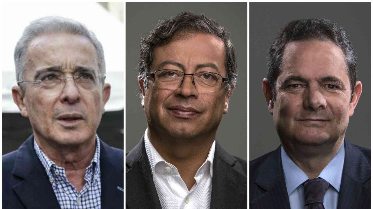 Álvaro Uribe, Gustavo Petro y Germán Vargas. Protagonistas de la reforma a la JEP