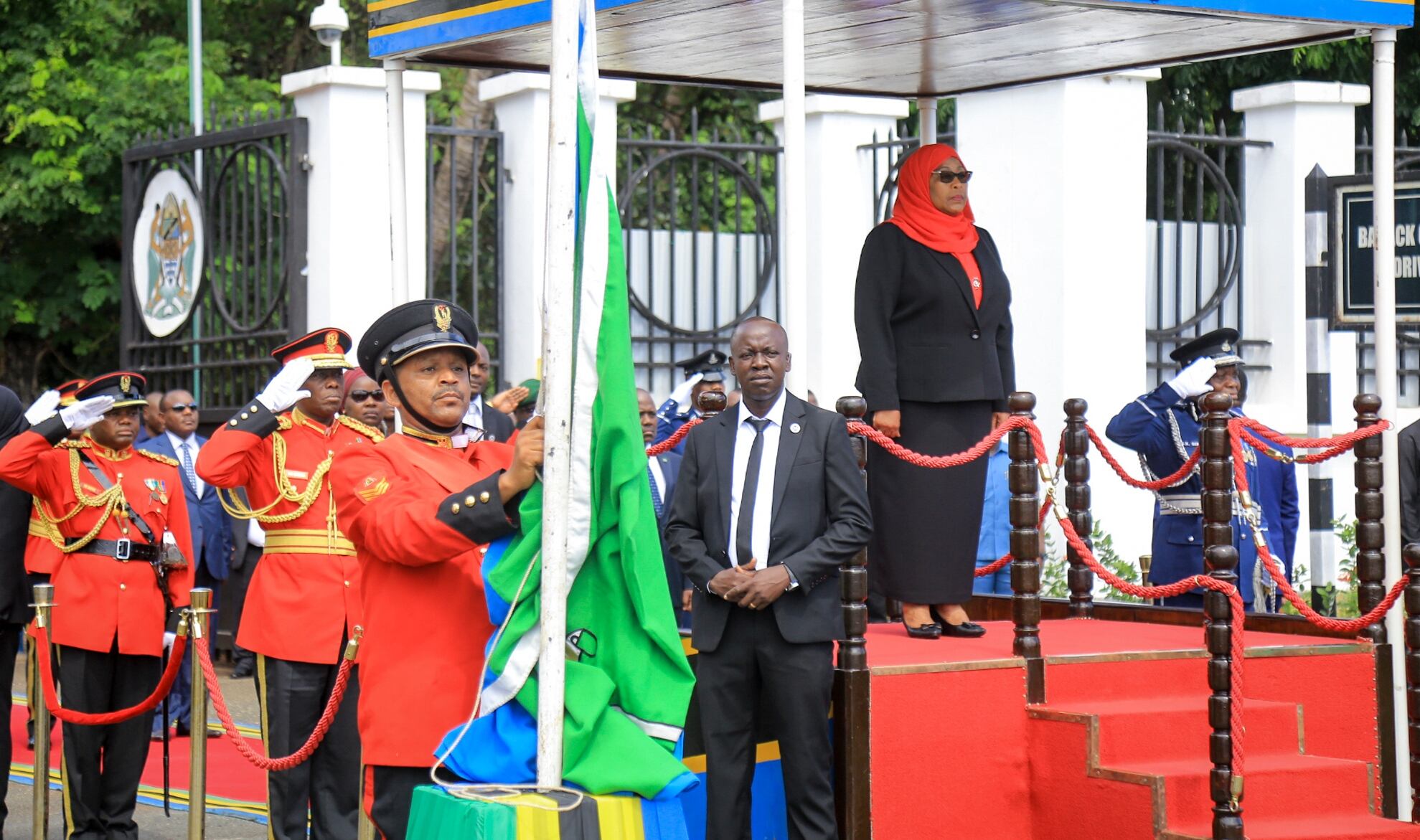 Samia Suluhu Hassan, presidenta de Tanzania