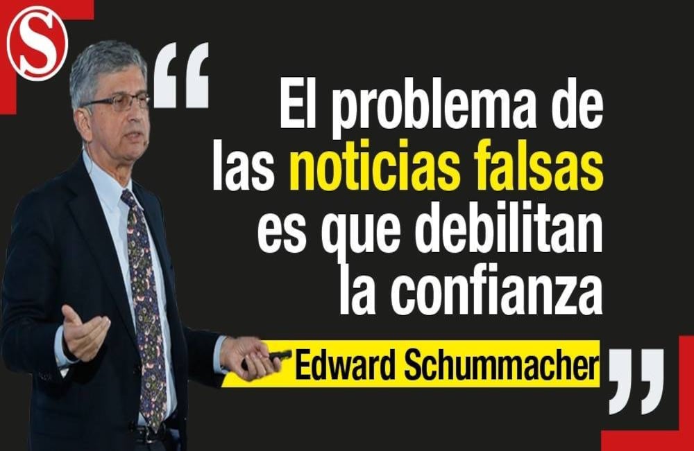 El estadounidense Edward Schumacher expuso las razones por las que las audiencias han perdido la confianza en los lectores.
