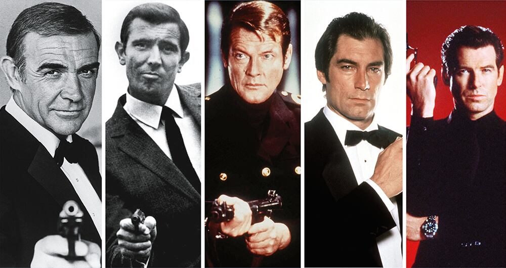 Es un club muy exclusivo el del 007. Ha habido menos Bond que astronautas en la luna. Ellos son Sean Connery, George Lazenby, Roger Moore, Timothy Dalton y Pierce Brosnan. El sexto fue Daniel Craig, quien lo personificó durante 15 años. El séptimo Bond está por verse.