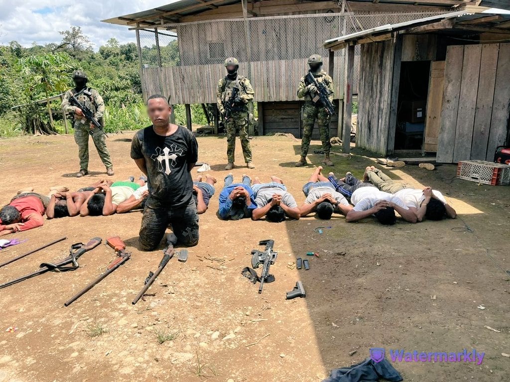 La operación se llevó a cabo en Ecuador